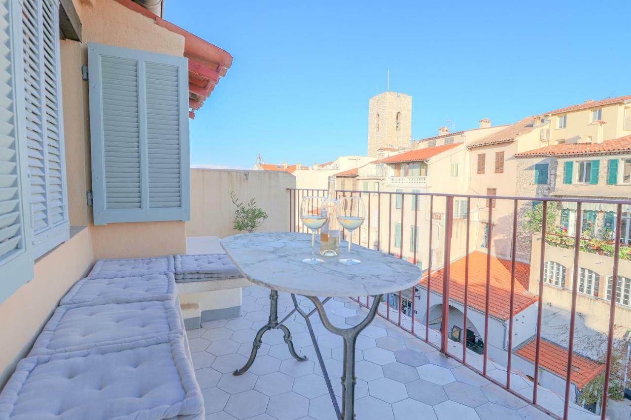 Clt - Unique Duplex & Terrace On The Provencal Market Antibes Buitenkant foto