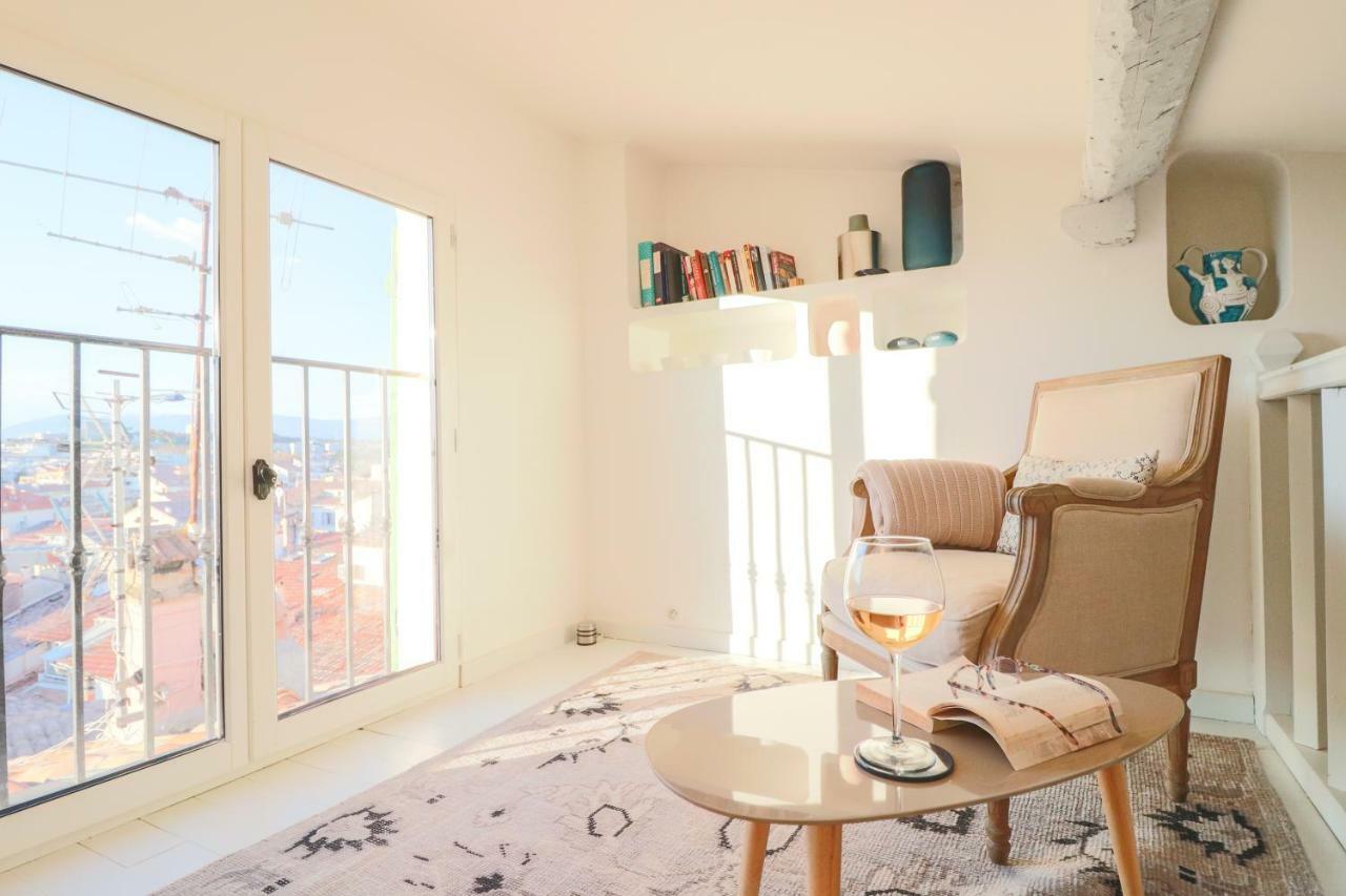 Clt - Unique Duplex & Terrace On The Provencal Market Antibes Buitenkant foto